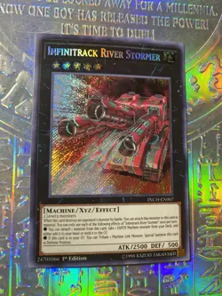 Yugioh 1x Infinitrack River Stormer INCH-EN007 Secret Rare 1st Edition NM - Image 2