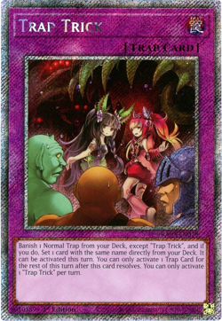 YuGiOh! Trap Trick - RA03-EN078 - Platinum Secret Rare 1st Edition - NM/M - Image 1