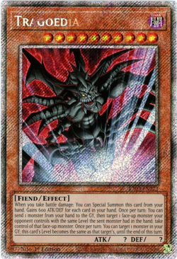 YuGiOh! Tragoedia - RA03-EN223 - Platinum Secret Rare 1st Edition - NM/M - Image 1