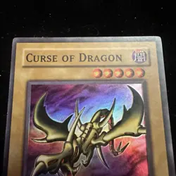 YuGiOh TCG Curse of Dragon LOB-066 Unlimited Super Rare - Image 3