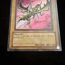YuGiOh TCG Curse of Dragon LOB-066 Unlimited Super Rare - Image 4