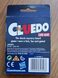 Hasbro Cluedo Card Game - Image 3