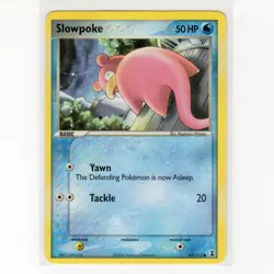 Pokemon TCG Slowpoke 83/113 EX Delta Species Regular Common Card EN-MP 2005 - Image 1