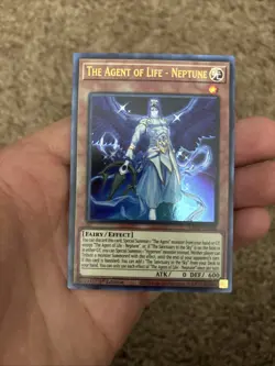 Yu-Gi-Oh Card - GFP2-EN008 - THE AGENT OF LIFE - NEPTUNE (ultra rare) - NM/Mint - Image 2