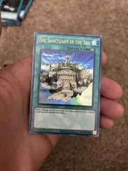 Yu-Gi-Oh Card - GFP2-EN151 - THE SANCTUARY IN THE SKY (ultra rare holo) NM/Mint - Image 2