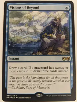 MTG English Magic Card Near Mint VISIONS OF BEYOND from Ultimate Masters - Image 1