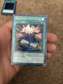 Yu-Gi-Oh Card - GFP2-EN159 - DARK CONTRACT EITH THE GATE (ultra rare) - NM/Mint - Image 2