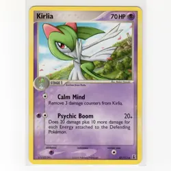 Pokemon TCG Kirlia 47/113 EX Delta Species Regular Uncommon Card EN-MP 2005 - Image 1