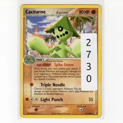 Pokemon TCG Cacturne 15/100 EX Crystal Guardians Regular Rare Card EN-HP 2006 - Image 3