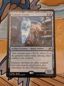 Emissary Escort 0399 Promo Foil Rare MTG Edge Of Eternities - Image 1