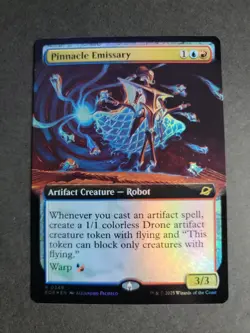 Pinnacle Emissary (Extended Art Foil) Rare MTG Edge of Eternities - Image 1