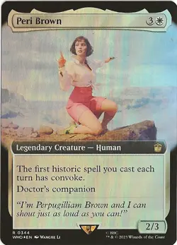 Peri Brown 344 Rare MTG Universes Beyond: Doctor Who NM/M BBC - Image 1