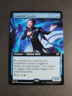 Starfield Vocalist (Extended Art) Rare MTG Edge of Eternities - Image 1
