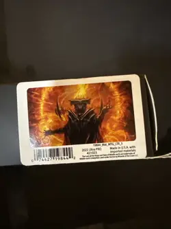MTG LOTR Sauron V2 Playmat Magic The Gathering Ultra Pro Lord of the Rings - Image 1