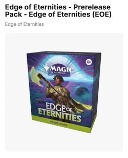 PreRelease Kit Edge of Eternities EOE MTG pre release in hand - Image 1