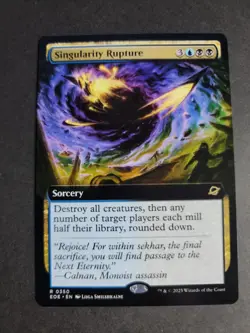 Singularity Rupture (Extended Art) Rare MTG Edge of Eternities - Image 1