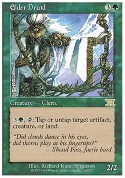 Elder Druid - Medium Play MTG Classic 6th Edition - Image 1