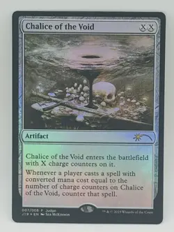 FOIL CHALICE OF THE VOID (JUDGE) Promo Magic MTG CARD - Image 1