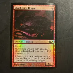 Slumbering Dragon FOIL M13 Core Mtg MP - Image 1