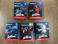 MAGIC THE GATHERING SPIDER-MAN STARTER DECK SET MTG SDCC 2025 MARVEL WELCOME - Image 1