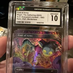 MTG Coat of Arms (Double Rainbow Foil) Secret Lair Com Deck 1903 CGC 10 Pop 2 🔥 - Image 4