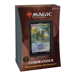 WITHERBLOOM WITCHCRAFT Strixhaven Commander Complete Deck mtg Sealed NEW - Image 1