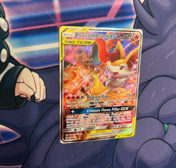 Pokemon Charizard & Braixen GX SM230 Holo Black Star Promo Sun & Moon Reshiram - Image 2