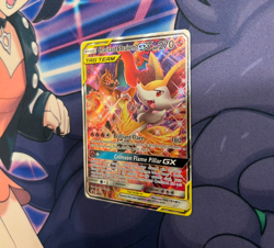 Pokemon Charizard & Braixen GX SM230 Holo Black Star Promo Sun & Moon Reshiram - Image 3