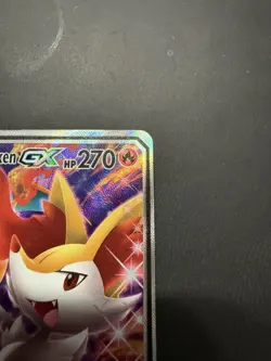 Pokemon Charizard & Braixen GX SM230 Holo Black Star Promo Sun & Moon Reshiram - Image 2