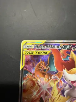 Pokemon Charizard & Braixen GX SM230 Holo Black Star Promo Sun & Moon Reshiram - Image 3