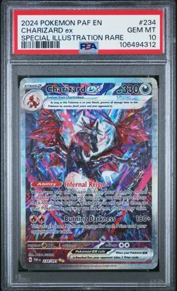 2024 Pokemon Paldean Fates Charizard #234 Special Illustration Rare PSA 10 SIR - Image 1