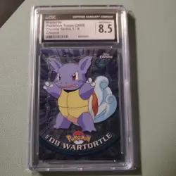CGC 8.5 Pokemon Topps Chrome Wartortle Series 1 - Image 1
