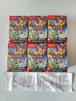 Pokemon Scarlet & Violet Obsidian Flames Booster Bundle (6-pack) - Sealed - Image 1