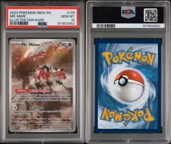 2023 Pokemon Mew En-151 Illustration Rare Mr. Mime #179 PSA 10 - Image 3