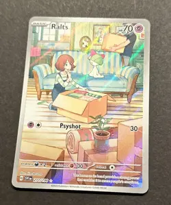 2023 POKEMON SCARLET & VIOLET RALTS ILLUSTRATION RARE #211/198! - Image 5