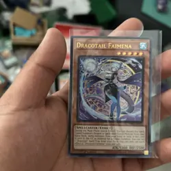 yugioh dracotail faimena ultra rare jush-en002 jush - Image 2