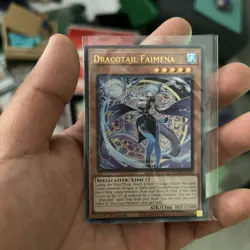 yugioh dracotail faimena ultra rare jush-en002 jush - Image 3