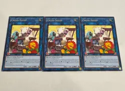 yugioh cross-sheep rare 3x jush-en048 jush - Image 1