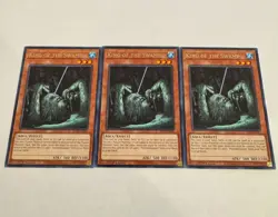 yugioh king of the swamp rare 3x jush-en046 jush - Image 1