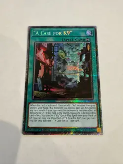 yugioh "a case for k9" starlight rare jush-en040 jush - Image 1