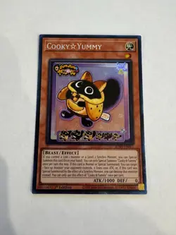 yugioh cooky yummy collector's rare jush-en017 jush - Image 1