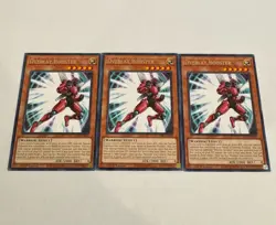 yugioh overlay booster rare 3x jush-en042 jush - Image 1