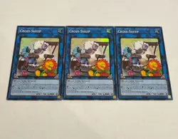 yugioh cross-sheep super rare 3x jush-en048 jush - Image 1