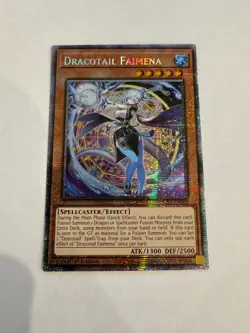 yugioh dracotail faimena starlight rare jush-en002 jush - Image 1