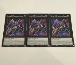 yugioh number c102: archfiend seraph super rare 3x jush-en056 jush - Image 1