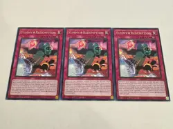 yugioh yummy redemption rare 3x jush-en026 jush - Image 1
