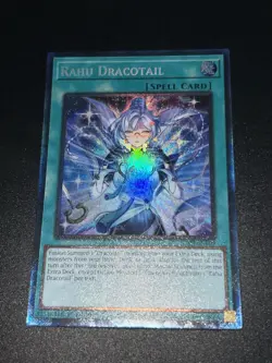 yugioh rahu dracotail collector's rare jush-en009 jush - Image 1