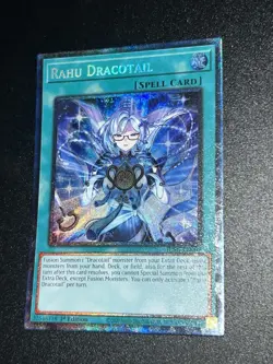 yugioh rahu dracotail collector's rare jush-en009 jush - Image 2