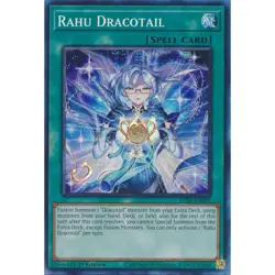 yugioh rahu dracotail collector's rare jush-en009 jush - Image 1