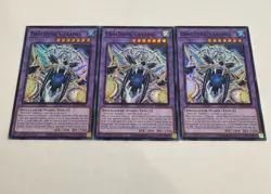 yugioh dracotail gulamel super rare 3x jush-en007 jush - Image 1